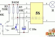 定时控制中的5S照相曝光定时器电路图