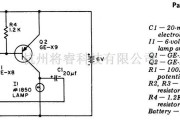 电源电路中的霓虹管闪光电路