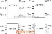 温度传感电路中的10位低功耗数字温度传感器引脚电路图