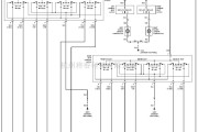 马自达中的马自达96TAURUS电动座椅腰部电路图