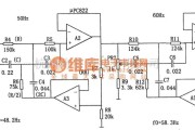 滤波器中的电源频率噪声滤波器(μPC822)电路图