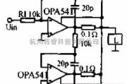 仪表放大器中的10A功率放大器电路图