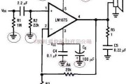 音频电路中的基于LM1875设计的有源音箱噪音的防止电路