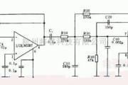 滤波器中的用lm387的语音滤波器电路图