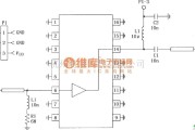 射频放大器中的由RF2360构成的5～200MHz、75Ω阻抗低频放大电路