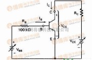 开关电路中的NPN 三极管共射极电路图