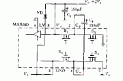 MAX660构成倍压变换器电路图