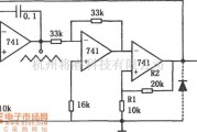 低频信号产生中的低频多种波形发生器(741)电路图