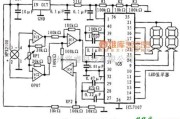 温度传感电路中的基于MPX2100的数字压力计电路图