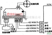 大宇中的大宇希望轿车故障码42的诊断电路图