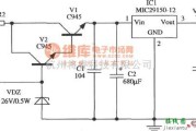 恒流源中的由MIC29150-12构成的具有宽输入电压范围的稳压器电路