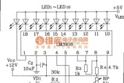 LED电路中的M3916构成VU计电路图