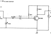 电源电路中的单晶体管载波电流接收器至线路耦合器
