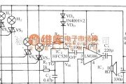 灯光控制中的CD71017多功能程控彩灯伴海浪声控制电路