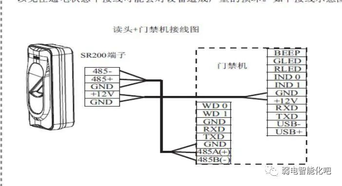 各种门禁系统接线图  第12张