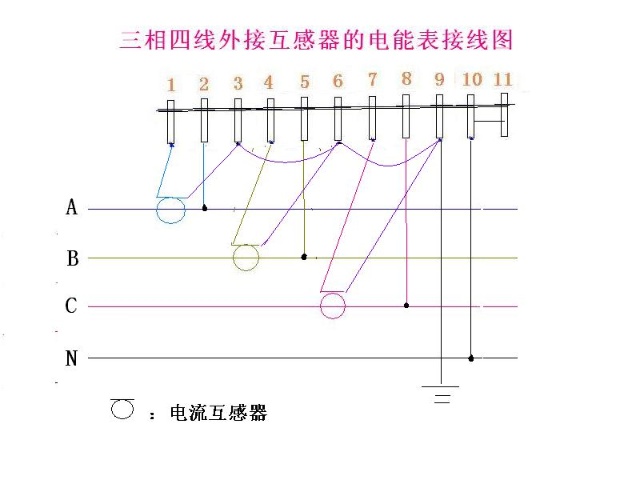 三相四线电表接线图  第4张