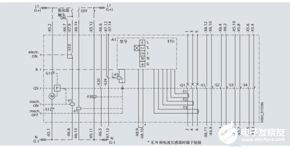 西门子空气断路器3WL互锁和连接电路原理图  第5张