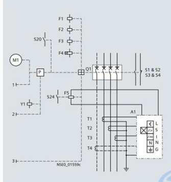 西门子空气断路器3WL互锁和连接电路原理图  第6张