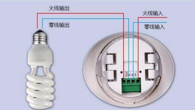 声控开关安装接线方法_声控开关接线实物图  第1张