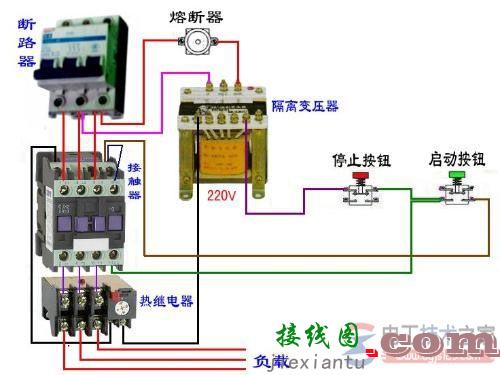 热过载继电器怎么接线，热继电器的实物接线图  第1张