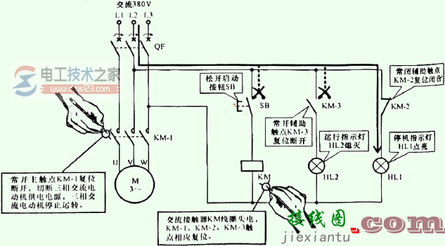 线路断开时交流接触器的控制关系图解  第2张