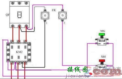 三相交流接触器怎么连接，附详细的接线图  第2张