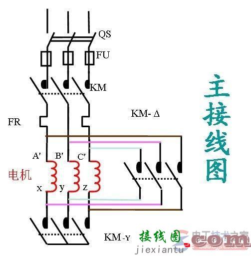 交流接触器常开常闭触点的图形符号及线图符号  第4张