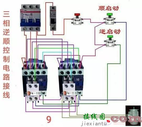 接触器延时断电与停机的接线图  第4张