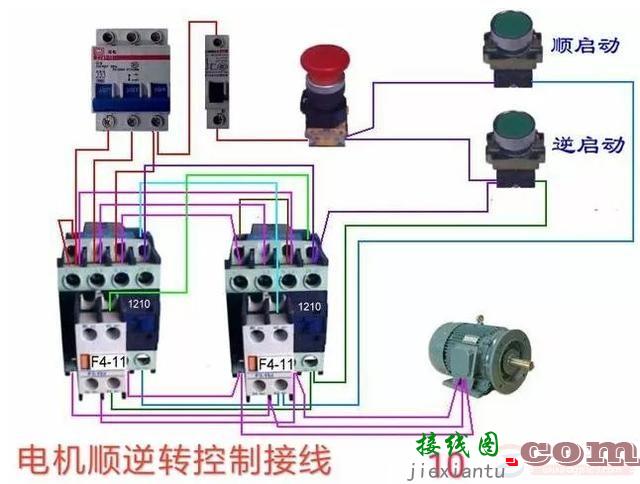 接触器延时断电与停机的接线图  第5张