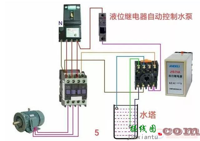 交流接触器控制单相电机逆顺转的接线图  第3张