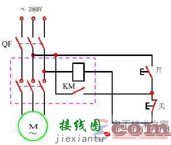 接触器与继电器控制电路图形表示说明  第1张