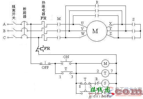 电机星三角启动原理图文详解  第1张