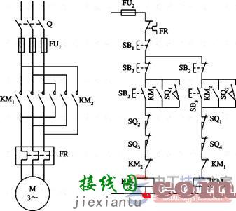 接触器互锁的三相异步电动机正反转控制线路图解  第4张