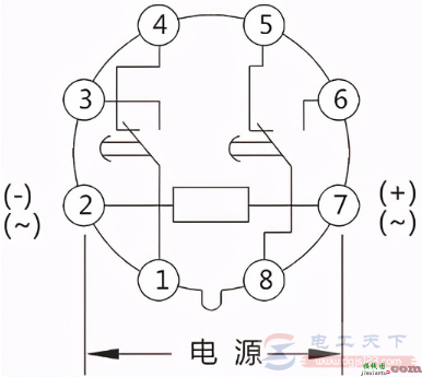 时间继电器怎么接线，一张实物接线图看一看  第1张