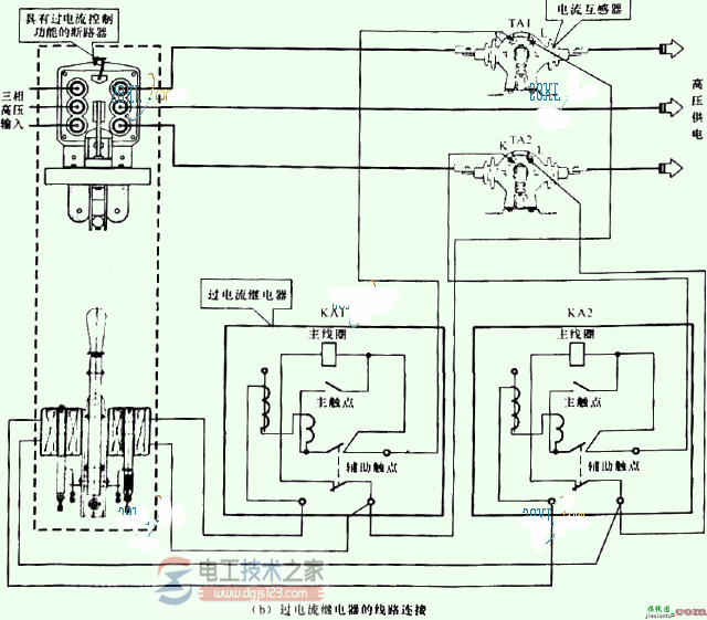 过电流继电器的连接关系图解  第2张