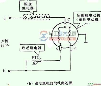 温度继电器的连接关系示意图  第1张