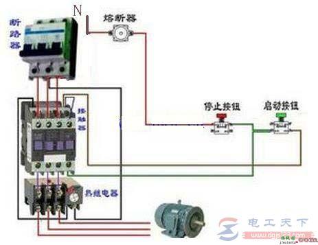 一例nr2 25热继电器的接线图  第1张