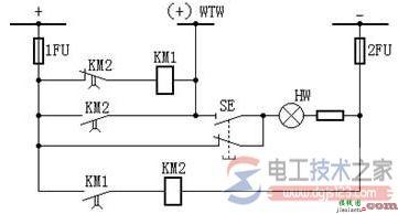 【图】双中间继电器构成闪光装置的接线图  第1张