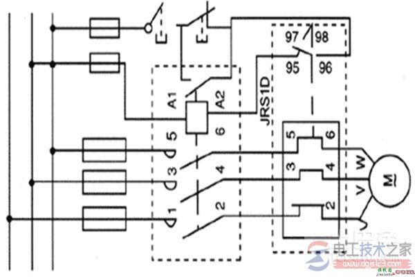 热过载继电器接线图及接线方式图解  第3张
