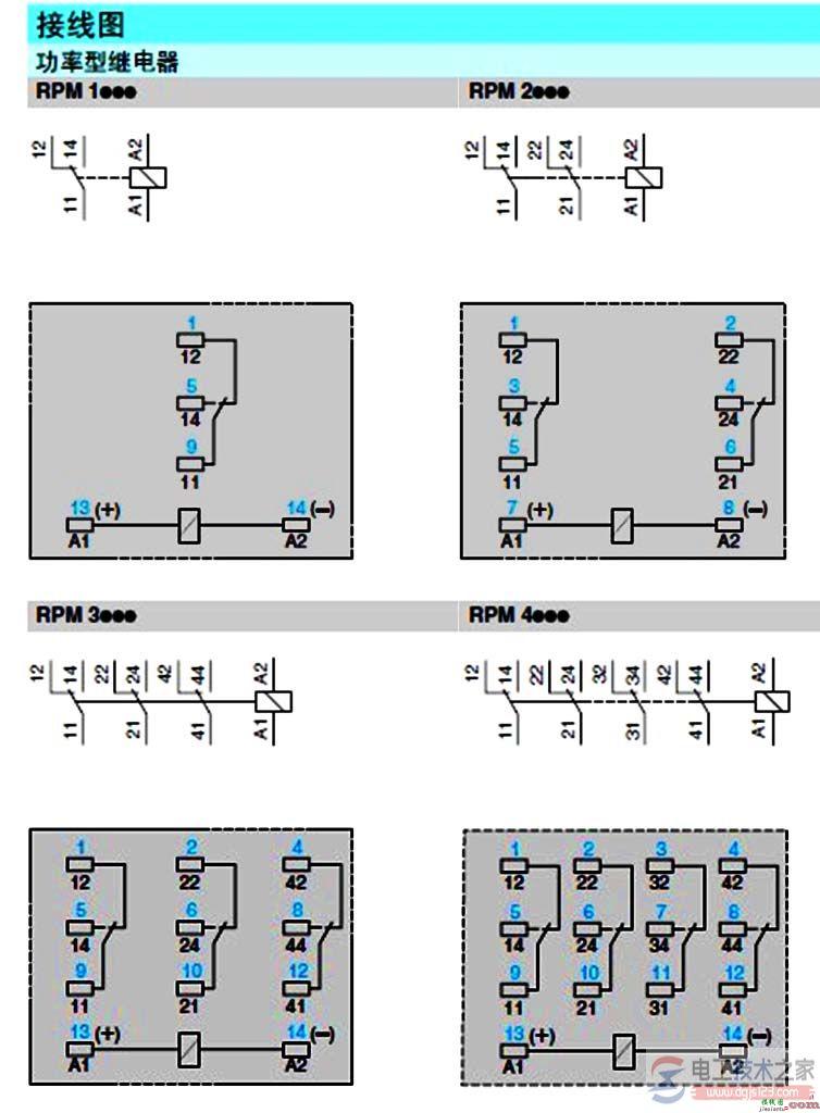 中间继电器的选型与接线图参数详解  第2张