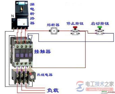 热继电器接线图_热继电器的选用与安装  第1张