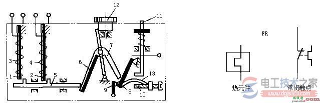 热继电器的符号_热继电器的原理图  第2张