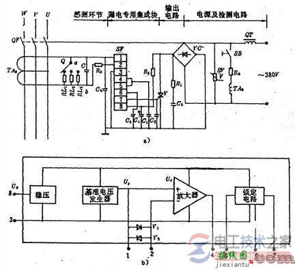 漏电开关的电路结构原理图解  第1张