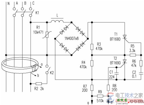 漏电断路器怎么工作的，漏电断路器的工作原理图解  第1张