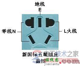 空气开关与插座中火线、零线与地线的接线图  第6张