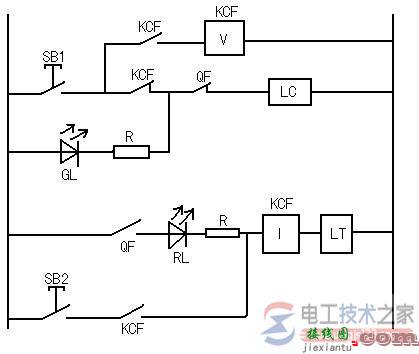 断路器控制回路的原理图，断路器增加防跳回路与闭锁回路  第2张