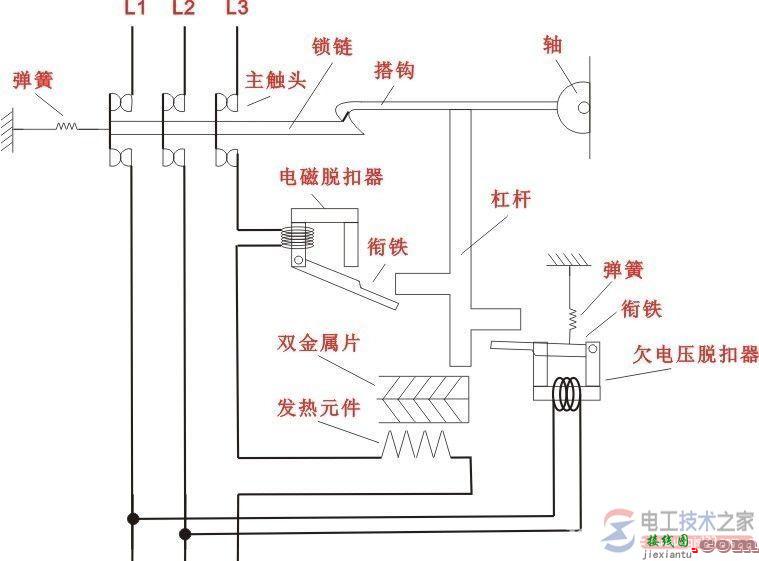 空气开关的工作原理与原理图  第1张