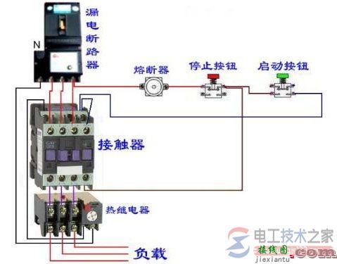 热继电器怎么接线，接继电器的安装及接线图  第1张