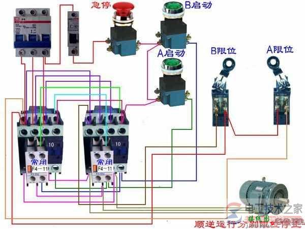 接触器与行程开关如何接线？  第1张