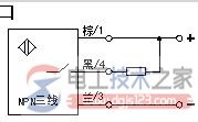 24v三根线接近开关接线图及接线方法  第1张